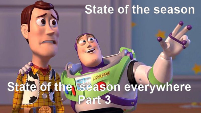 You are currently viewing State of the season part 3