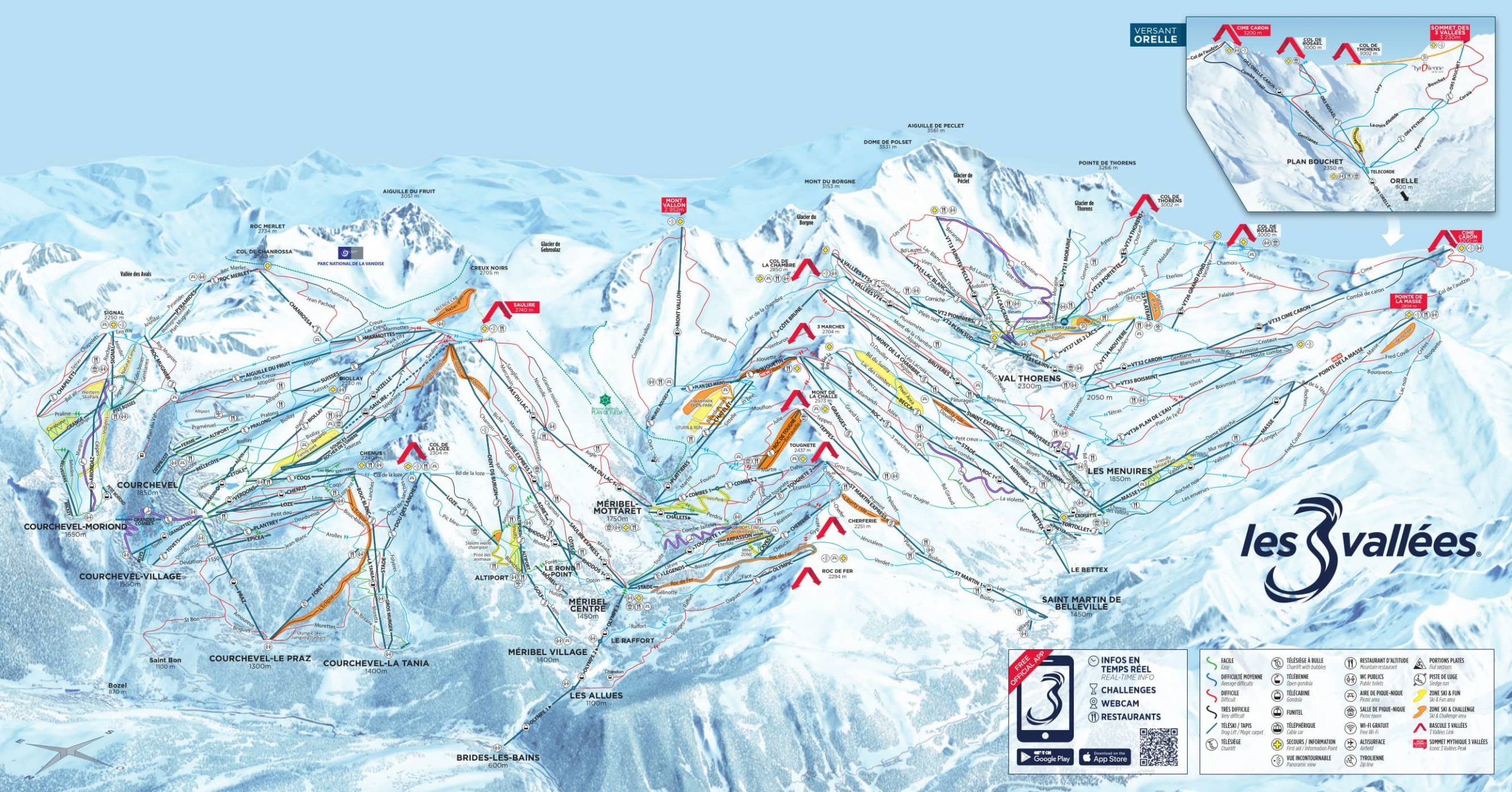 You are currently viewing The Evolution of the Three Valleys Piste Map